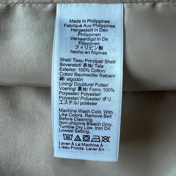 J Crew New Icon Trench Coat Womens Size 12 In Vintage Khaki Hooded - Picture 12 of 12